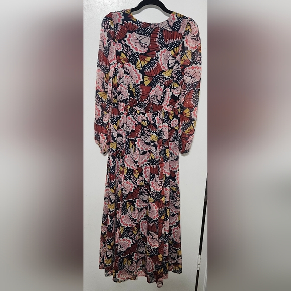 Boden Pink Metallic Detail Maxi Dress 6P - Picture 11 of 11